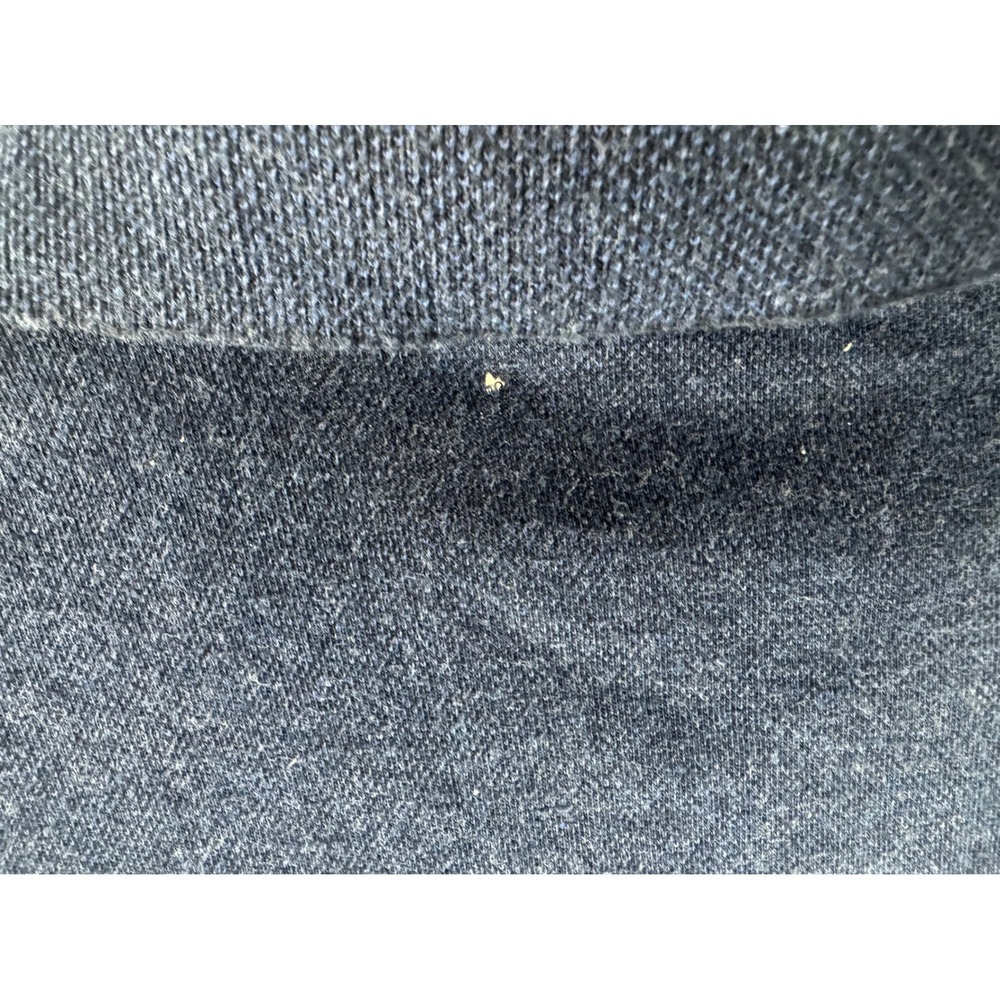 Ermenegildo Zegna Mens Blue Cotton Long Sleeve Polo Shirt XL 54 4UR344 850 - Picture 4 of 10